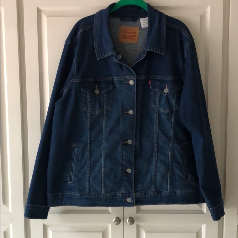 levi’s plus size denim jacket 3x